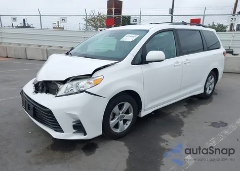 2020 Toyota Sienna Le from USA, damaged, VIN 5TDKZ3DC0LS044909